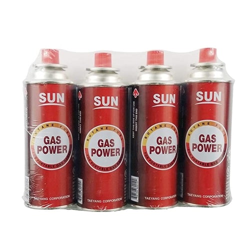 WS Butane Gas 4 cans 부탄가스 4캔