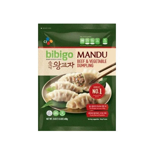 ❄️ Bibigo Beef & Vegetable Dumpling 비비고 왕교자 소고기 만두 680g
