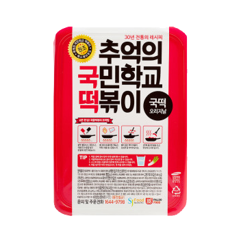 ❄️ Frozen Tteokbokki 추억의 국민학교 떡볶이 20/600g