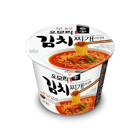 Omori Kimchi Stew Ramyun Bowl  오모리 김치찌개 라면 볼 150g