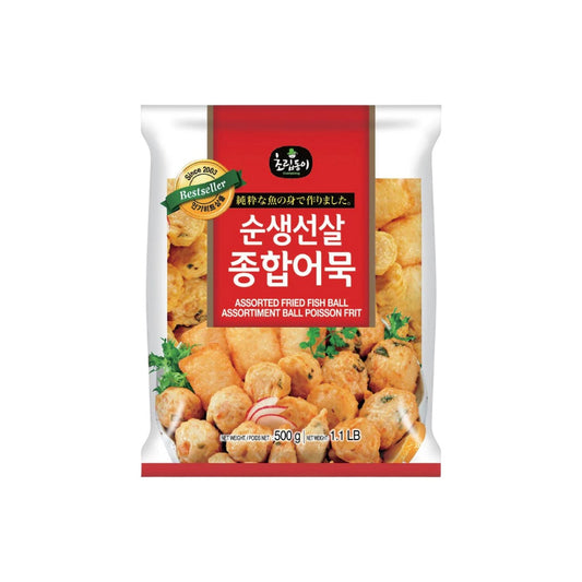 ❄️ Frozen Assorted Fried Fish Ball 순생선살 종합 어묵 20/500g