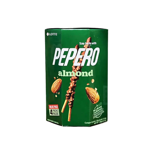 Pepero Almond Value Pack 빼빼로 아몬드 멀티팩 9/128g