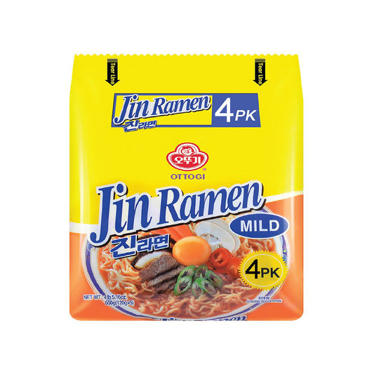 Ottogi Jin Ramyun Mild 오뚜기 진라면 순한맛 8/4/120g