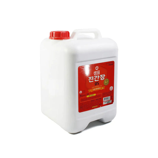 SEMPIO Gold(S) Jin Soy Sauce 샘표 금S 진간장 (식당용) 15l