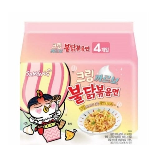 Hot Chicken Ramyun (Cream Carbo)  크림 까르보 불닭 볶음면 5/140g