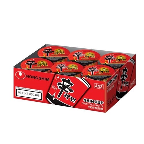 Nongshim Cup- Shin 신컵 6/75g